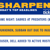 Sharpen Up: January 13, 2022 | Road trip opens up tonight in Nashville