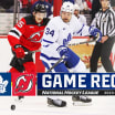 Toronto Maple Leafs New Jersey Devils game recap April 9