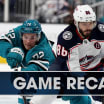 columbus blue jackets san jose sharks game recap november 5