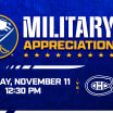 buffalo sabres military appreciation game 2024 