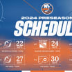 Islanders Announce 2024 Preseason Schedule