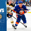 Takeaways: Islanders Lose 6-3 to Bruins 