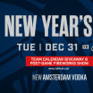 blue jackets ring in new year 2025 presented by new amsterdam vodka