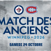 Les anciens joueurs des Canadiens et des Jets s’affronteront à Winnipeg