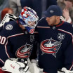 blue jackets goalie rotation elvis merzlikins jet greaves