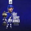 ‘It means a lot’: Kucherov joins short list of two-time Hart Memorial Trophy winners as NHL MVP
