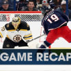 Boston Bruins Columbus Blue Jackets game recap December 27