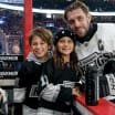 Anze Kopitar kids attend Kings forward last game in Montreal