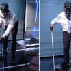 'Shaq Hyman' returns to ‘NHL on TNT’ studio with makeshift skates 