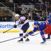 Columbus Blue Jackets New York Rangers game recap March 2 2026