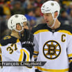 Zdeno Chara Temple renommée hockey portrait Patrice Bergeron