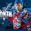 MacKinnon Named NHL's First Star of the Month