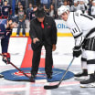 O'Ree drops ceremonial puck at Blue Jackets game
