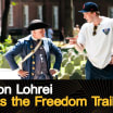 Mason Lohrei walks the Freedom Trail