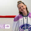 madeline richardson blue jackets hockey fights cancer hero alum