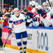 Lane Hutson a quick study for USA at 2023 World Championship