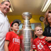 Martin brightens kids' day with Stanley Cup visit