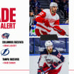 Detroit completes three-team trade with Columbus and Tampa Bay