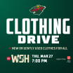 MINNESOTA WILD TO HOST CLOTHING DRIVE ON THURSDAY, MARCH 27 2025