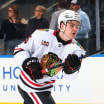 Poäng för Anton Frondell direkt i NHL-debuten med Chicago Blackhawks