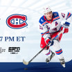 Rangers at Canadiens: Pregame Notes | 10.18.25
