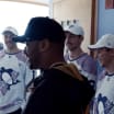 Penguins Russell Wilson visit youth cancer patients 