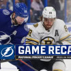 Boston Bruins Tampa Bay Lightning game recap March 27