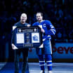 Toronto Maple Leafs Auston Matthews goal leader ceremony