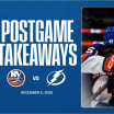Takeaways: Islanders Beat Bolts 2-1