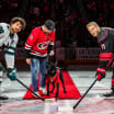 Ripken bat dog performs Carolina Hurricanes puck drop