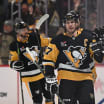 Penguinsin Crosby ja Letang merkkipaaluille