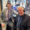 Maple Leafs commentator Joe Bowen shares microphone with son