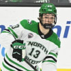 blue jackets signing caleb macdonald north dakota