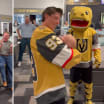 Mitch Marner warm welcome from Golden Knights
