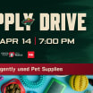 MINNESOTA WILD AND CUB ANNOUNCE PET SUPPLY DRIVE 040826