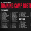 Red Wings release 2021 Training Camp roster and daily schedule