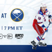 Rangers at Sabres: Pregame Notes | 10.09.25