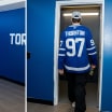Auston Matthews salutes Joe Thornton Hockey Hall of Fame