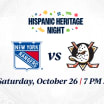 Rangers vs. Ducks: Pregame Notes | 10.26.24