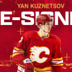 Flames Re-Sign Yan Kuznetsov