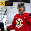 Practice Report: Pastrnak, McAvoy Traveling with Bruins