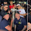 Panthers celebrate Stanley Cup with firefighters