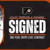 FLYERS SIGN RILEY THOMPSON TO ENTRY-LEVEL CONTRACT
