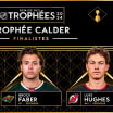 Bedard, Faber et Hughes sont les finalistes au trophée Calder