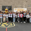 VGK Unveil Resurfaced Ball Hockey Blacktops at CCSD Schools, Introduce 'Operation Knight Courts'