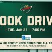 MINNESOTA WILD TO HOST BOOK DRIVE ON JANUARY 27 2026