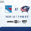 Rangers at Blue Jackets: Pregame Notes | 11.15.25