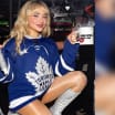 Sabrina Carpenter wears bedazzled Maple Leafs jersey