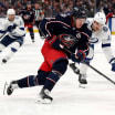 kent johnson breakout fueled by puck protection blue jackets