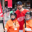 Red Wings honored to host Special Olympics Michigan athletes for practice, hockey skills clinic
